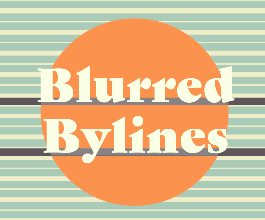 Blurred Bylines logo