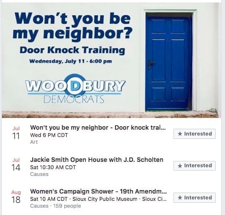 Smith offers "Won't you be my neighbor?" trainings for how to approach voters while knocking on doors.