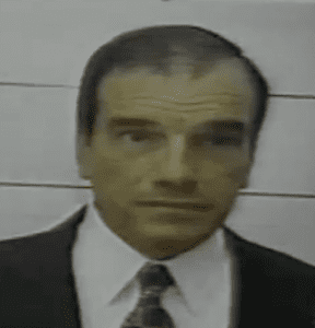 Nicholas L. Bissell in a mug shot after arrest