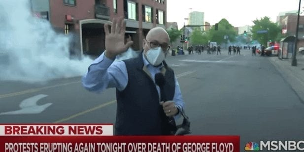 Journo Ali Velshi reports Minneapolis police activity during George Floyd protests.