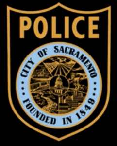 Sacramento Police Badge. 