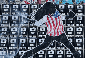 Mural of Ferguson activist Edward Crawford.