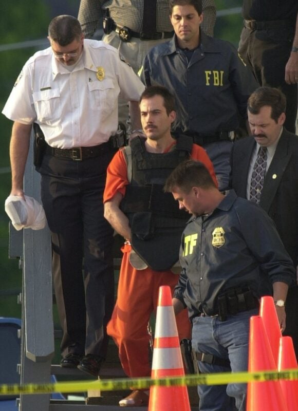 Atlanta bomber Eric Rudolph after arrest