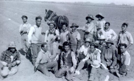 Filipino farm workers in 1920s California