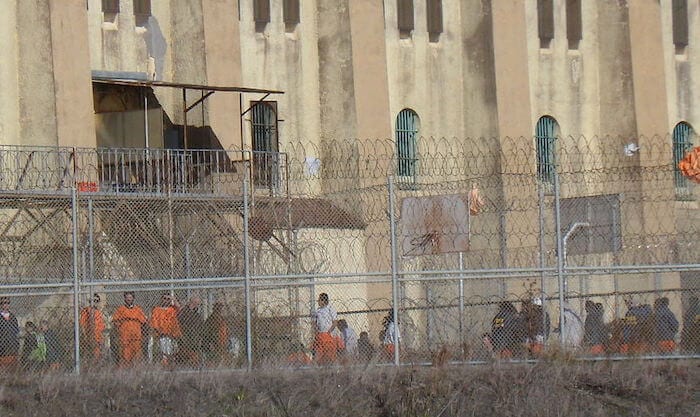 Inmates at San Quentin Prison