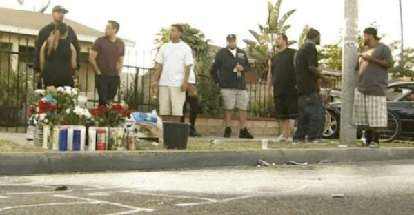 David Coborubio's family stand where he was killed