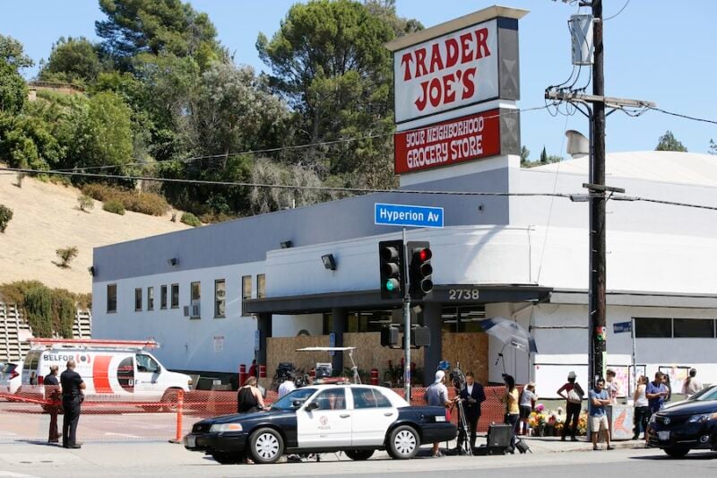 Trader Joe's in Silver Lake where Corado was shot