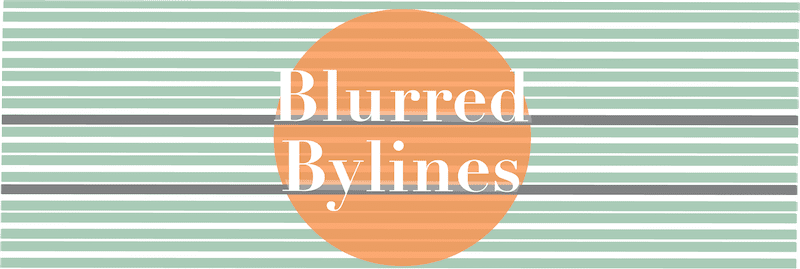 Blurred Bylines logo by Shari Rose