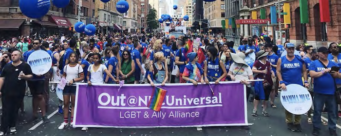 Comcast NBCUniversal pride parade