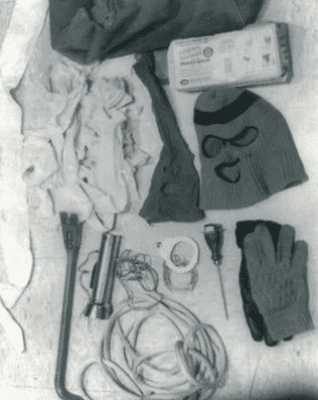 Ted Bundy's murder kit