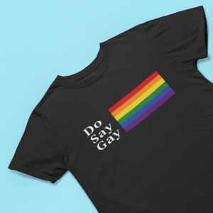 Do Say Gay t-shirt in women's sizes