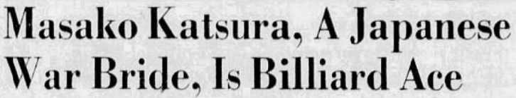 Headline calls Masaka a 'billiard ace'