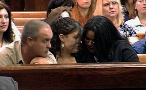 The Shoaf family at Filyaw's sentencing