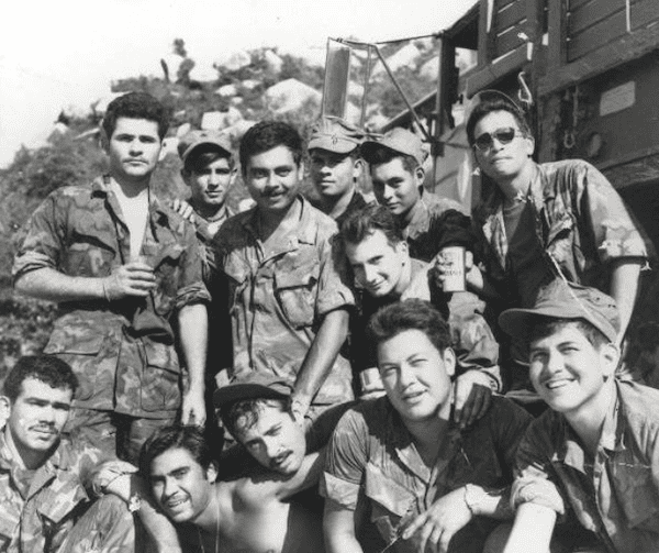 Mexican American marines serving in Vietnam