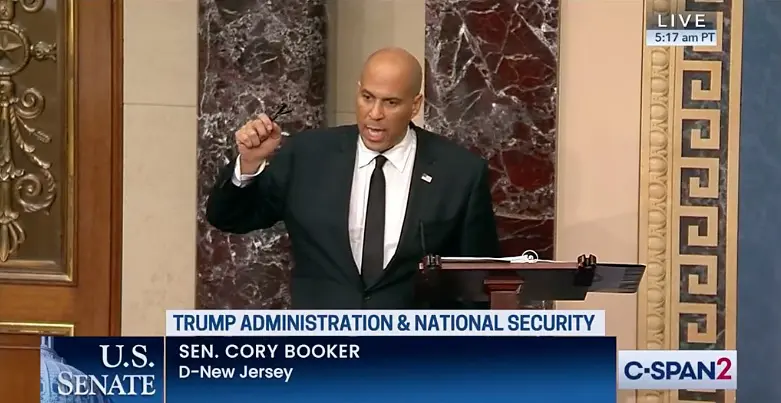 Sen. Booker breaks record for longest Senate speech