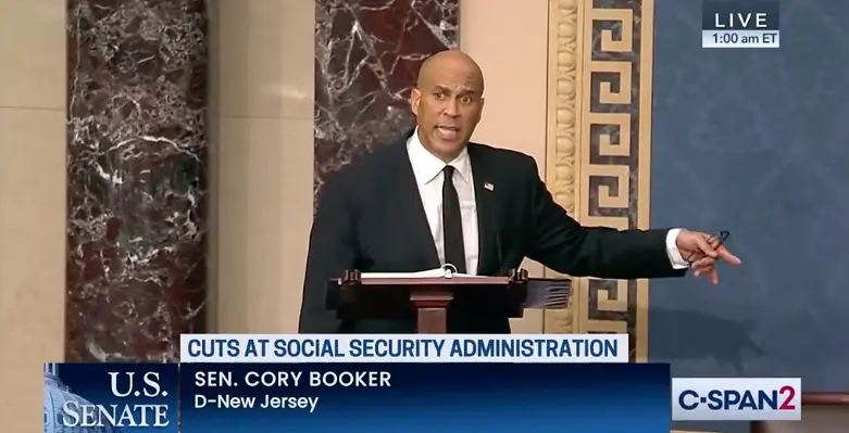 Cory Booker delivers longest speech in Senate history